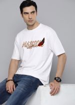 Phoenix + red/black/orange flame design Dropshoulder - Image 6