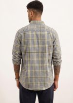 Yellow Accent Plaid  Color Check Shirt (Calvin Klein) - Image 5