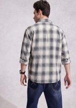 Classic Monochrome Color Check Shirt (Calvin Klein) - Image 3